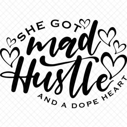 Motivational SVG for girl boss merchandise and empowering digital crafts