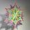 Thumbnail: colorful christmas ornament paper quilled snowflake hanging home decoration