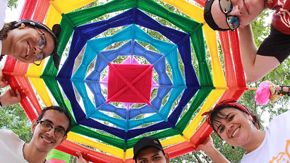 Con el tejido de un gran mandala, por los derechos de los niños y las niñas, la FCU Cúcuta conmemora los 30 años de la Convención sobre los Derechos de las Niñas y los Niños