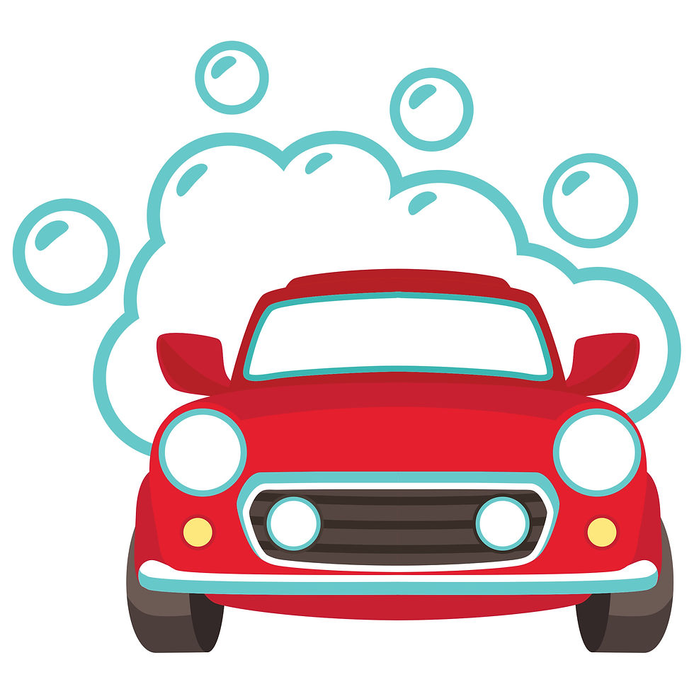 Illustrations for car wash services