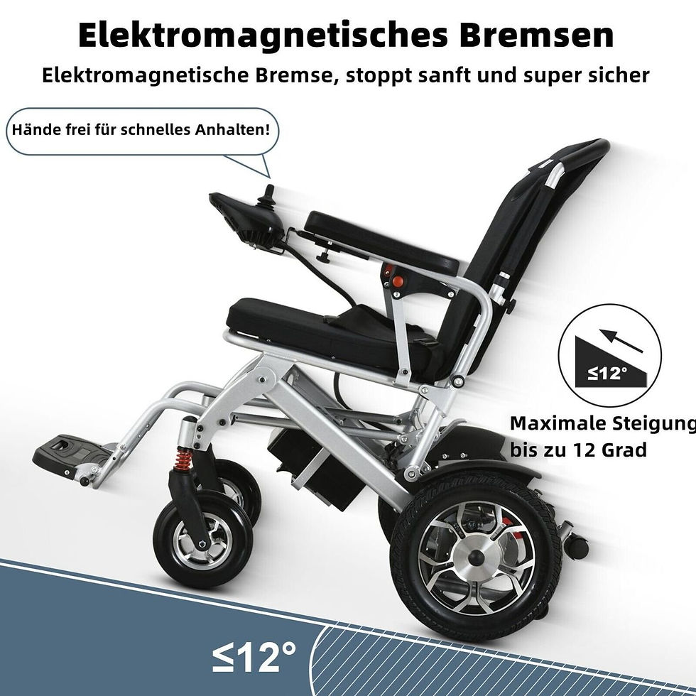 Miniaturbild: NEU !!! leichter Elektrorollstuhl, tragbar