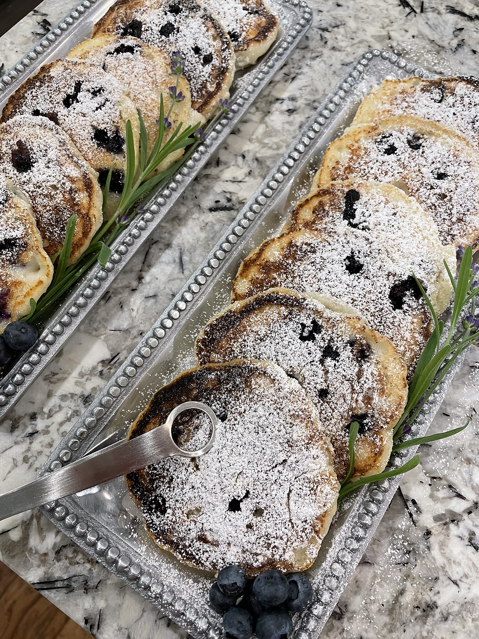 Ricotta Blueberry Pancakes