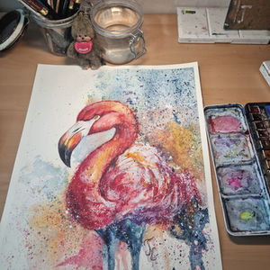 Le lotus rose des marées salants