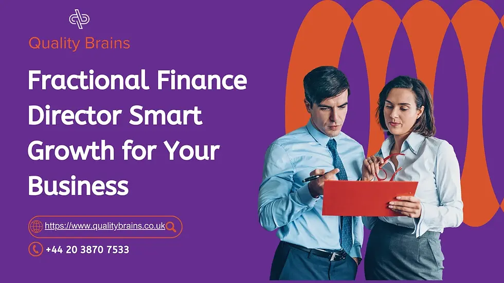 Fractional Finance Director Smart Growth for Your Business