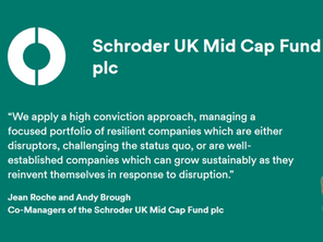 Schroder UK Mid Cap - Increases interim dividend by 10%