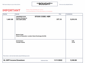 Glencore up to 5.0%, Harbour Energy up to 4.0% - funded by reducing Ecofin Global Utilities to 5.0%