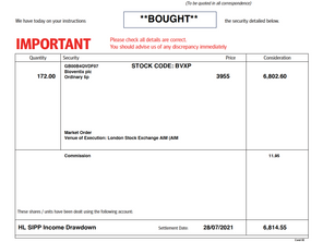 Bioventix - Increased to target 5.0%