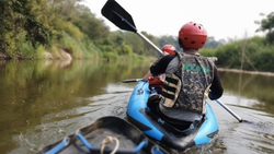 kayak riviere kwai kanchanaburi nature thailande