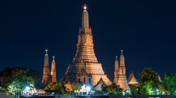 Wat Arun Bangkok temple de l’aube Thaïlande Chao Phraya monument Bangkok