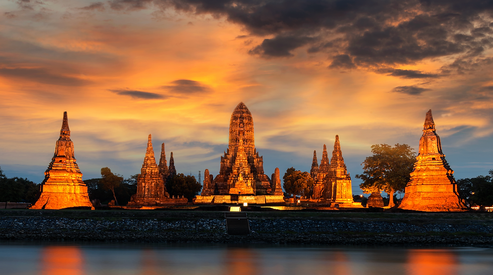 temples ayutthaya parc historique unesco thailande