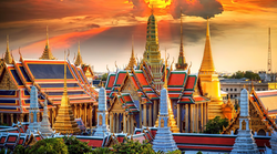 Grand Palais Bangkok temple royal Thaïlande Wat Phra Kaew palais royal Bangkok