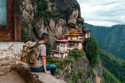 Vallée Bhoutan paysage montagne nature Himalaya