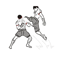 Entraînement de Muay Thaï dans un camp traditionnel en Thaïlande