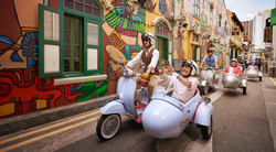 Singapour side-car visite guidée quartiers de la ville