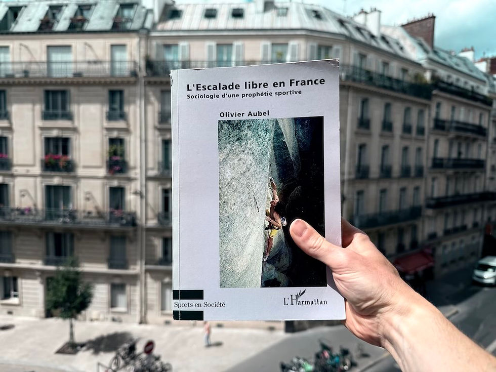 L'Escalade libre en France - Sociologie d'une prophétie sportive Olivier Aubel