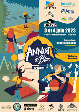 Annot à Bloc : La fête de l'escalade les 1 et 2 juillet 2023