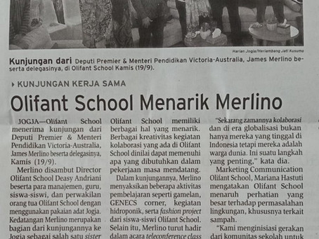 Kunjungan Mr. James Merlino - Deputy Premier & Minister of Education Victoria - Australia