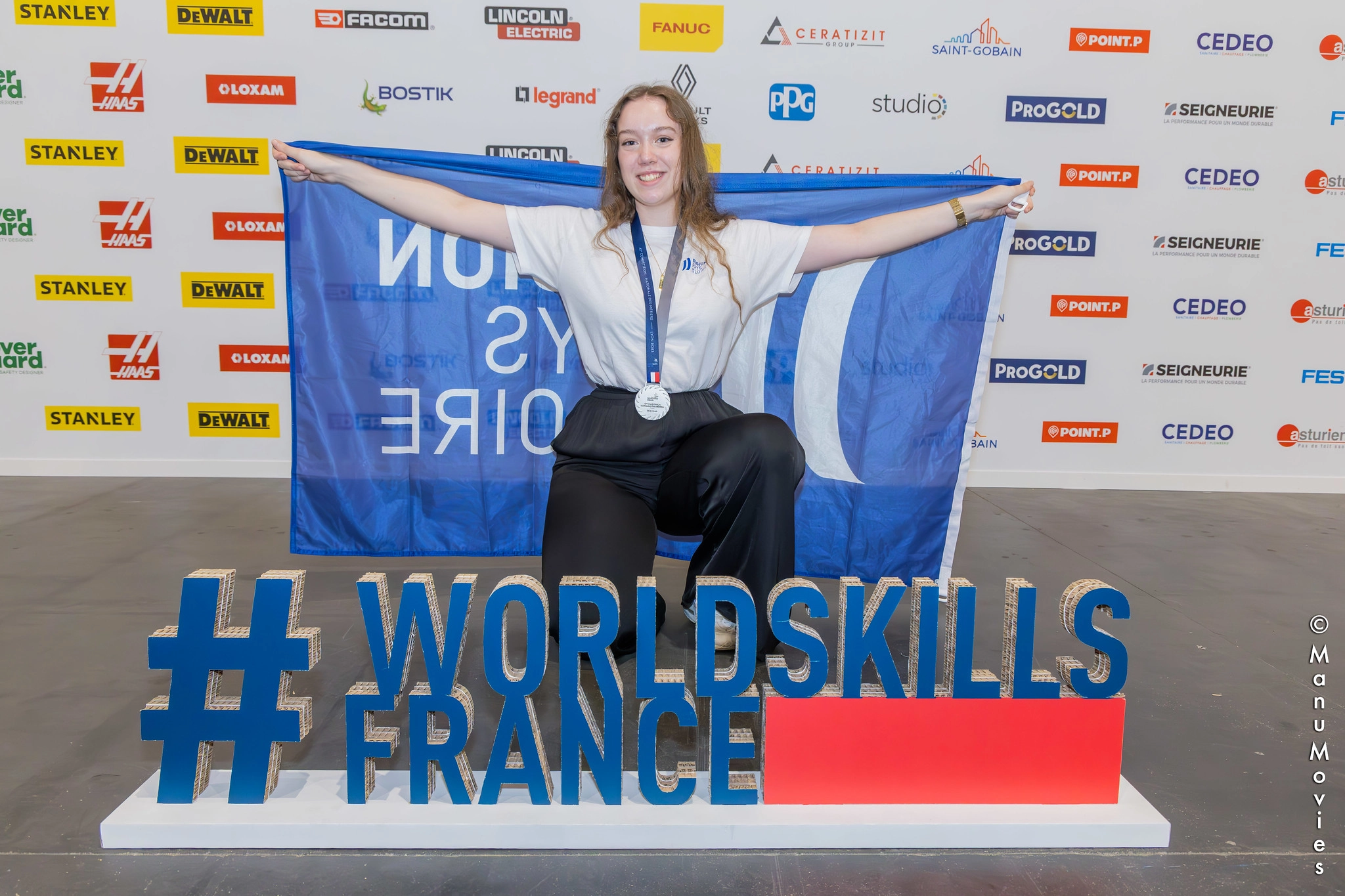 Lucie, vice-championne WorldSkills France, en merchandising