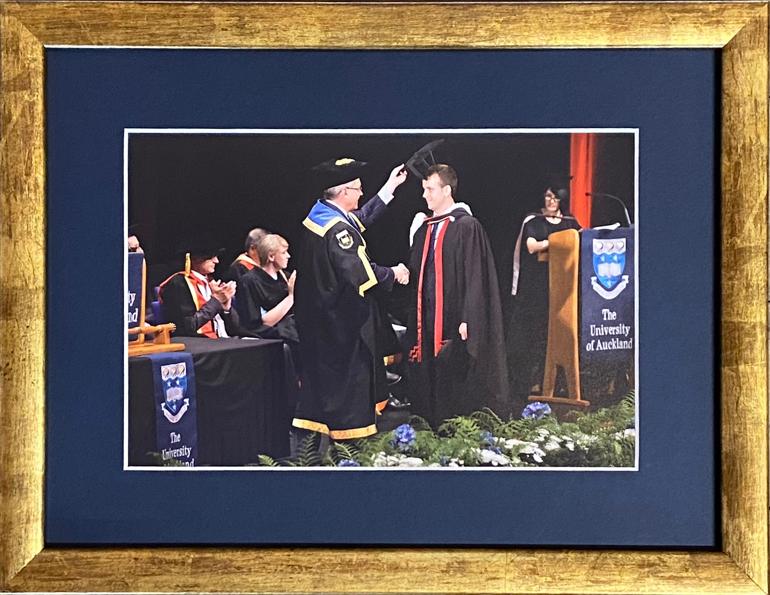 Auckland University Gold Photo Frame