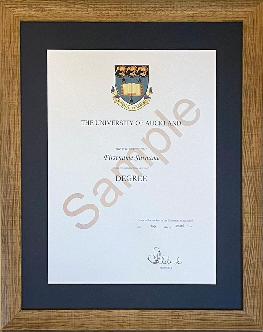 University of Auckland Contemporary Oak and UV Glass