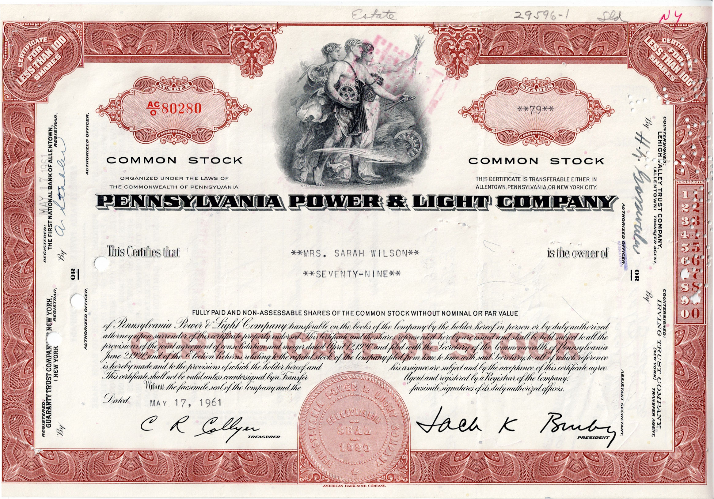 Pennsylvania Power & Light Company