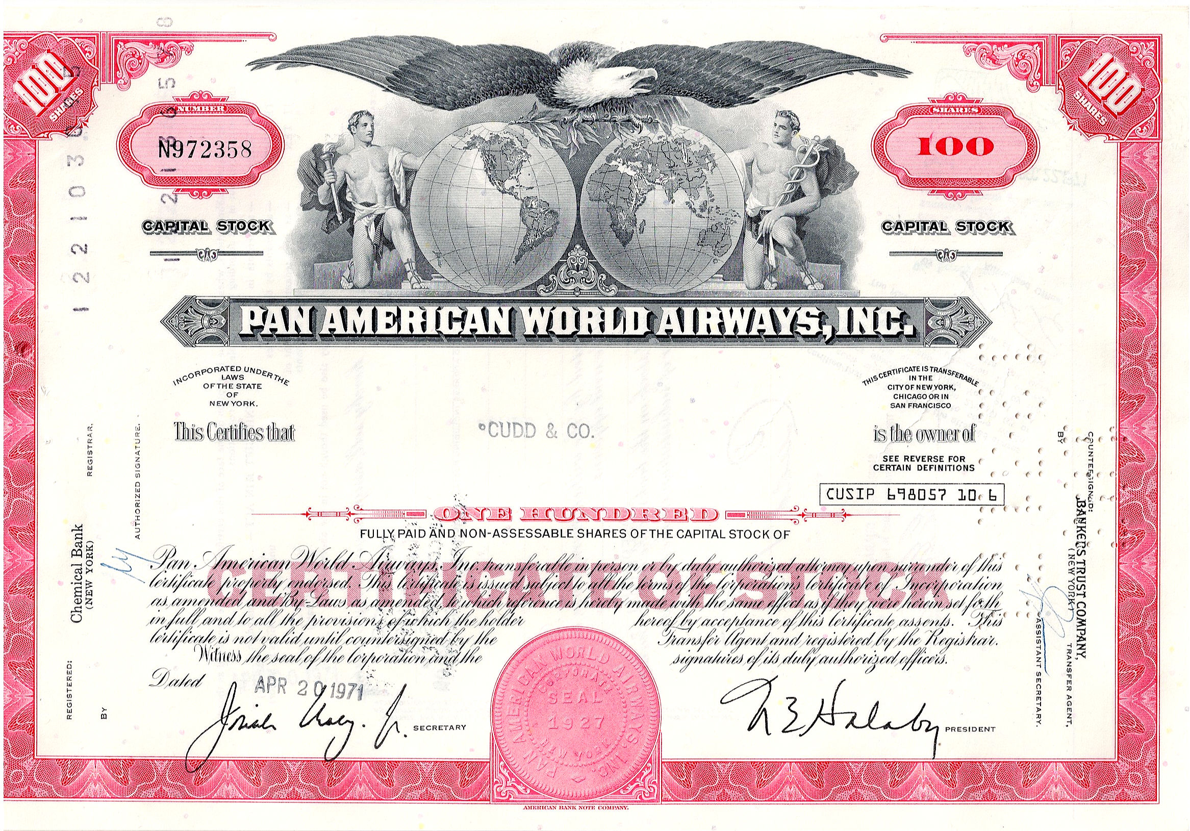 Pan American World Airways, INC