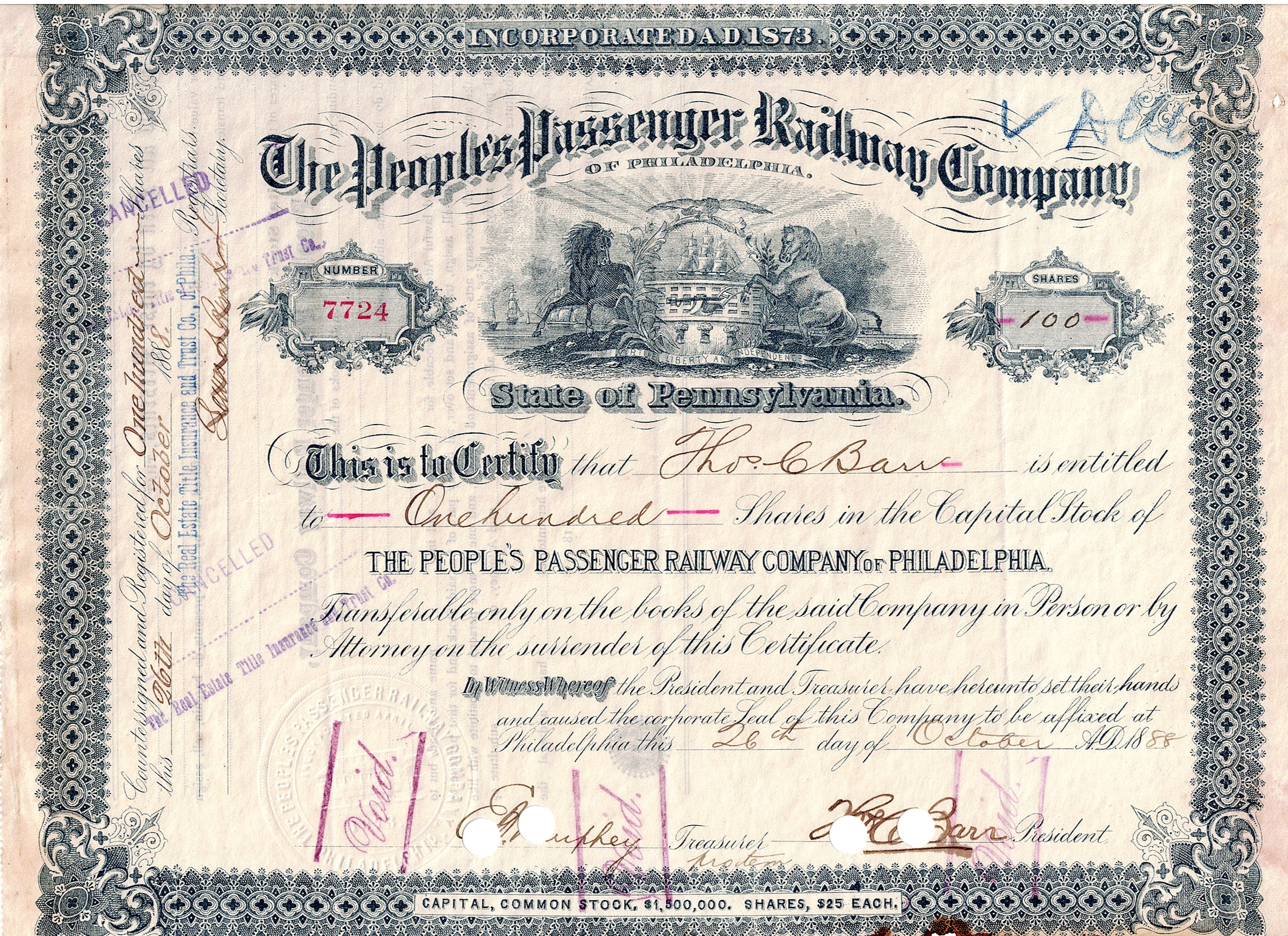 People's Passenger Railway Company