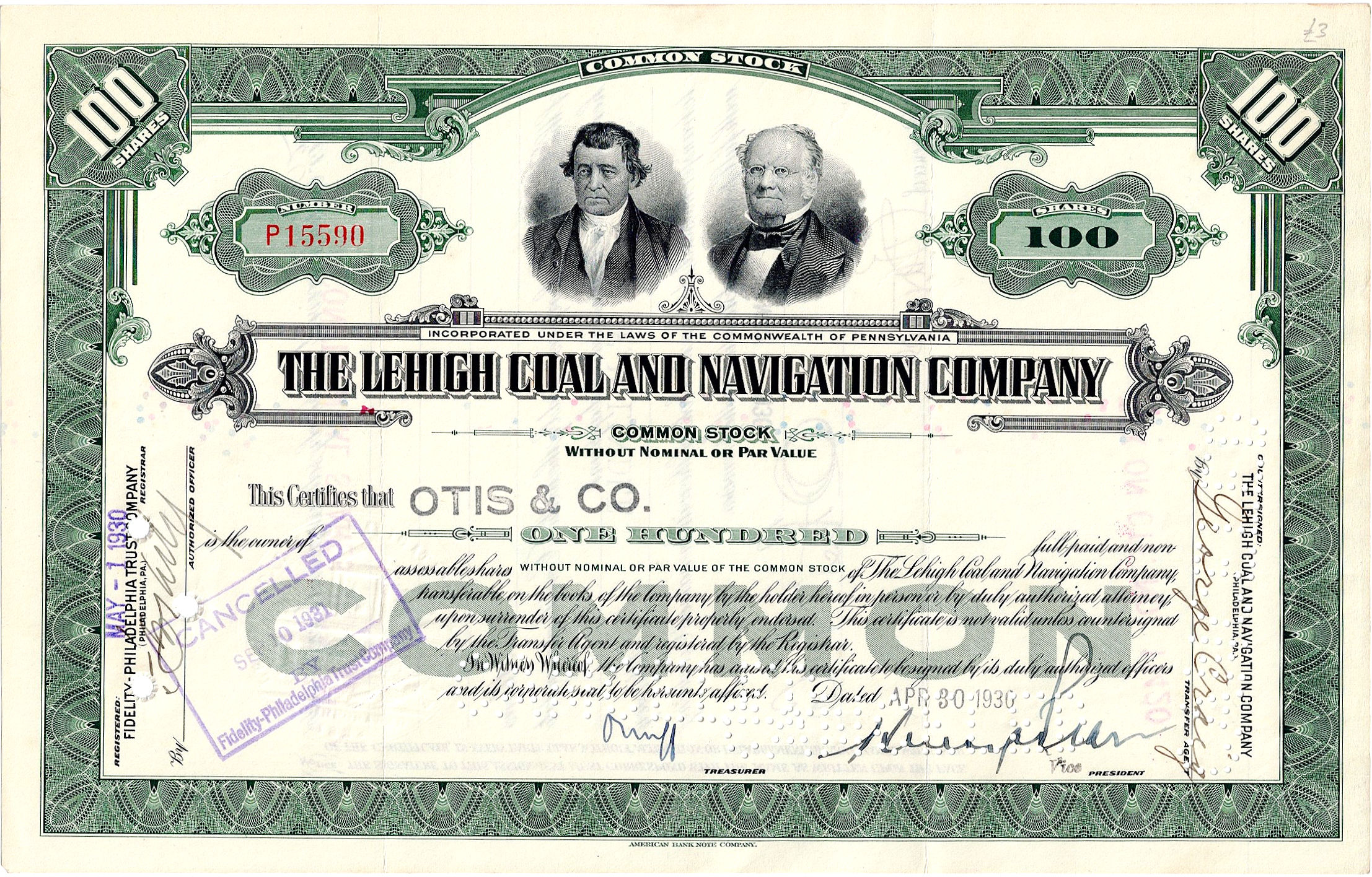 The Lehigh Coal and Navigation Company