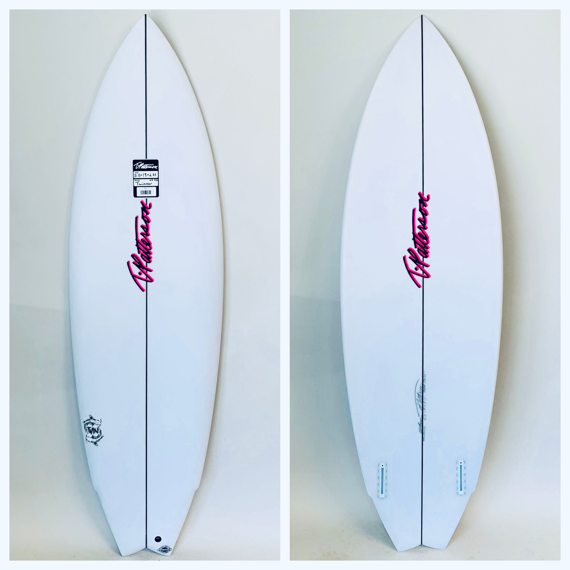 Twinner - 5'8 x 19 x 2.31 x 28.33L (Tps220435) *Factory Blemish Wrong Logo