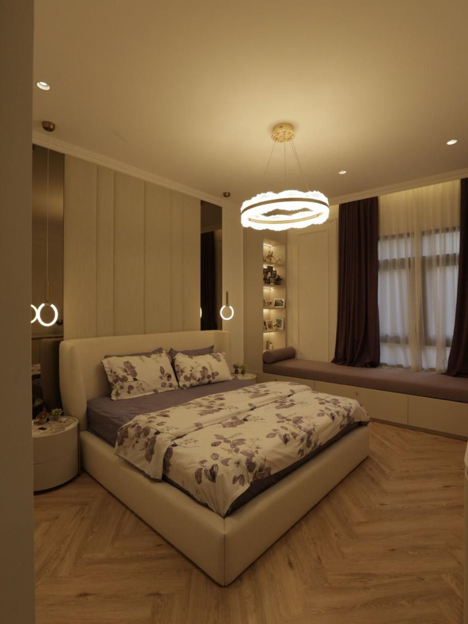 Interior Fitout -Bedroom in Villa at Al Kudra, Dubai