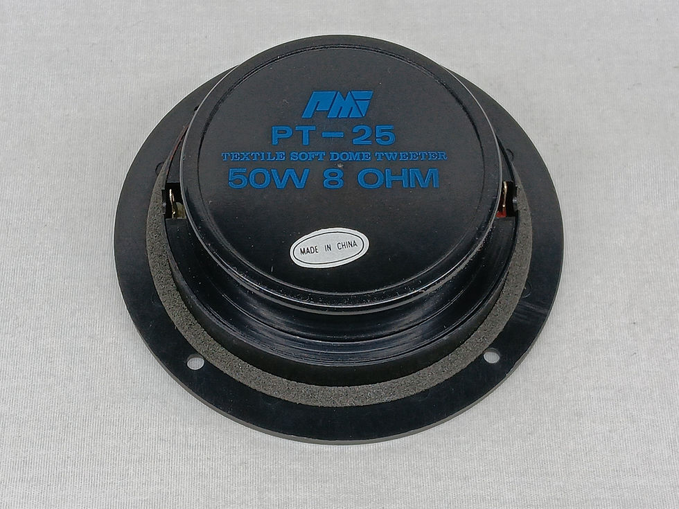 Thumbnail: PT-25 1" Textile Dome Tweeter 8 Ohm. (Pair)