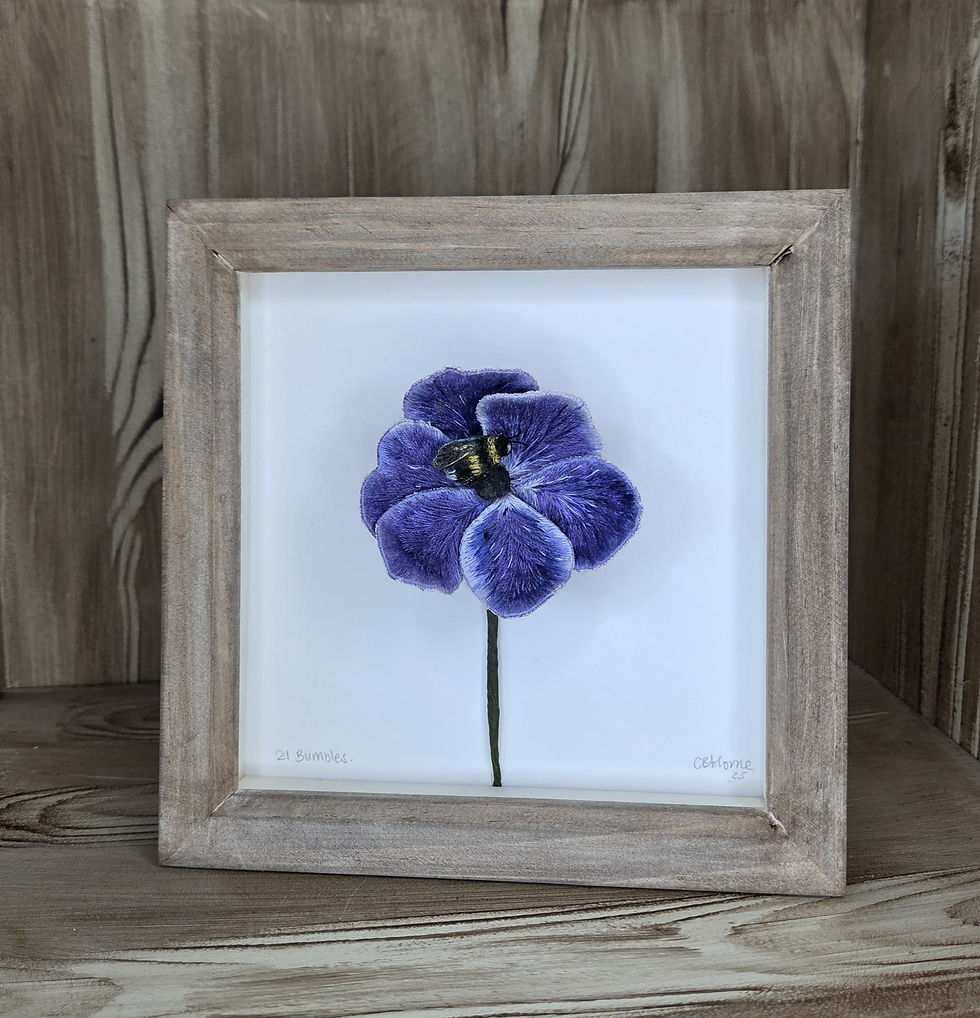 Thumbnail: 21 Bumbles- 3D anemone with white tailed bee