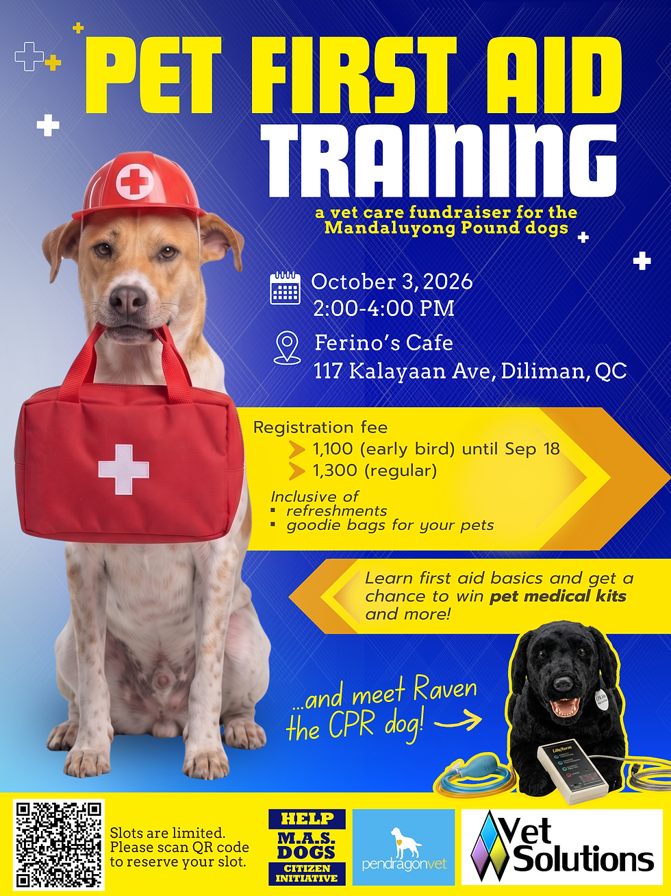 Pet First Aid Training for a Cause