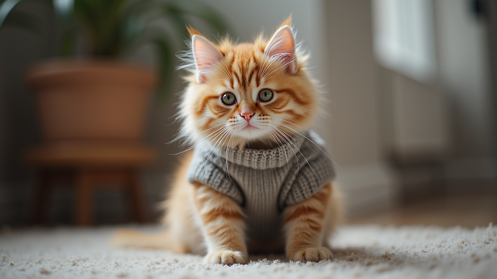 Elevate Your Cat's Wardrobe with Custom Apparel Designs