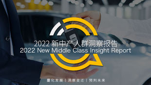2022 China's 163 Million New Middle-Class Insight Report