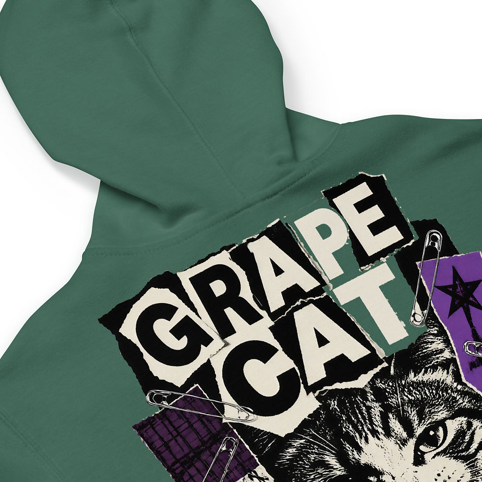 Thumbnail: Good Taste. Bad Intentions Unisex fleece zip up hoodie