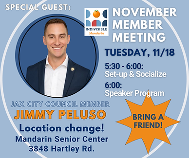 Jimmy Peluso Nov. Mtg. Location Change.png