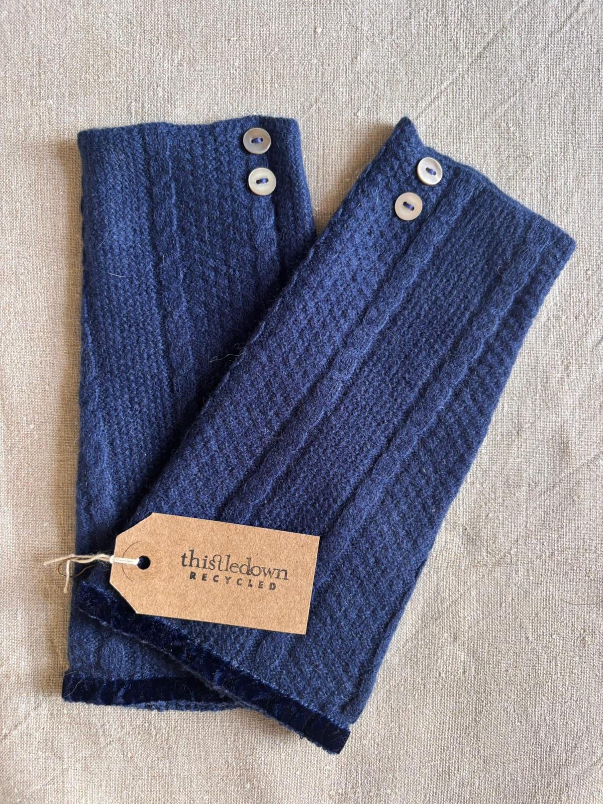 Recycled Cashmere Wrist Warmers