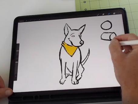 Drawing Cheerio the Dog (Video)