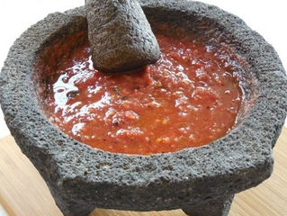 Salsa Roja Molcajeteada.