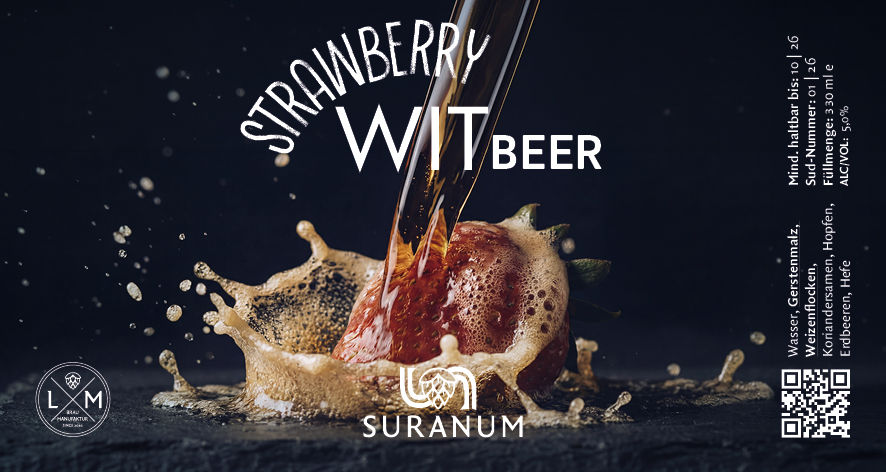 SURANUM Strawberry Wit Beer
