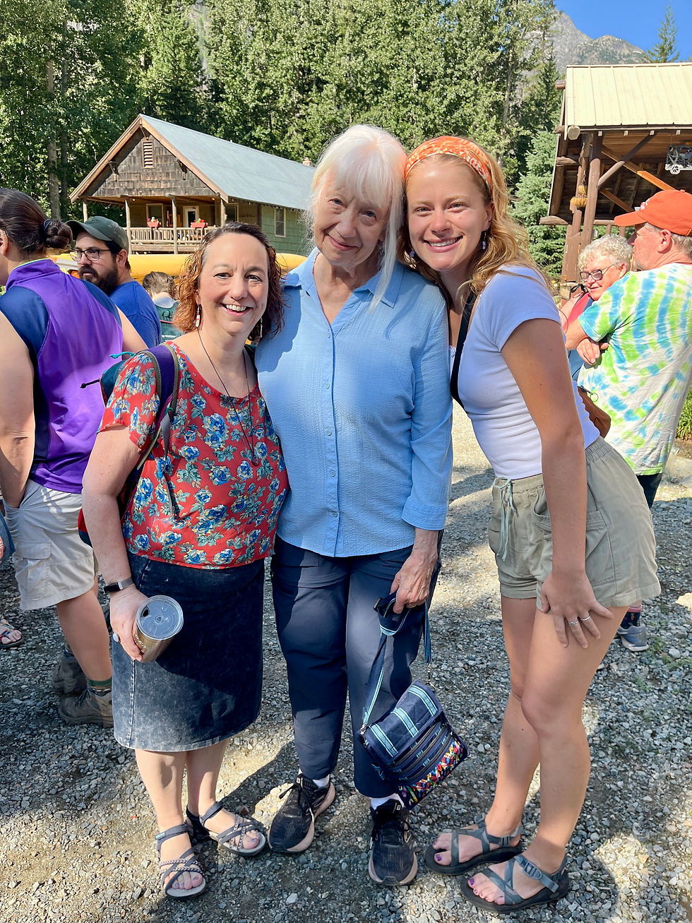 Three white women of different ages