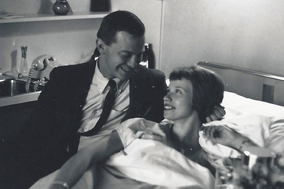 Annette and Neal Stixrud as new parents, Finding Fertile Ground Podcast