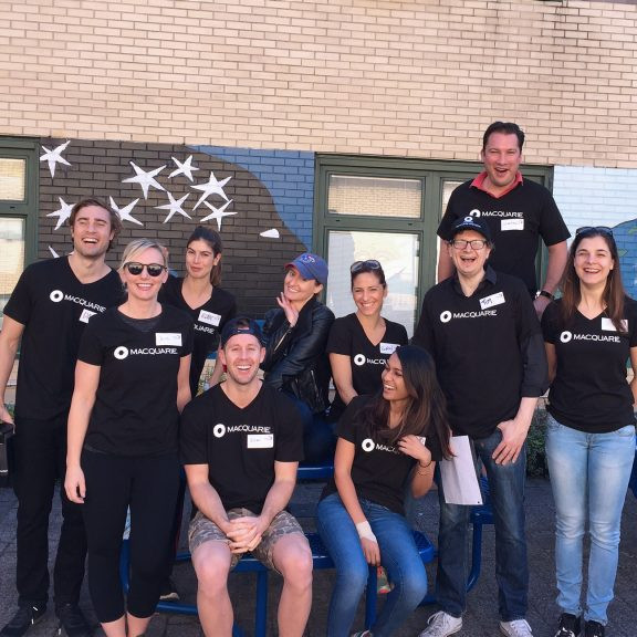 Macquarie employees volunteering in their community