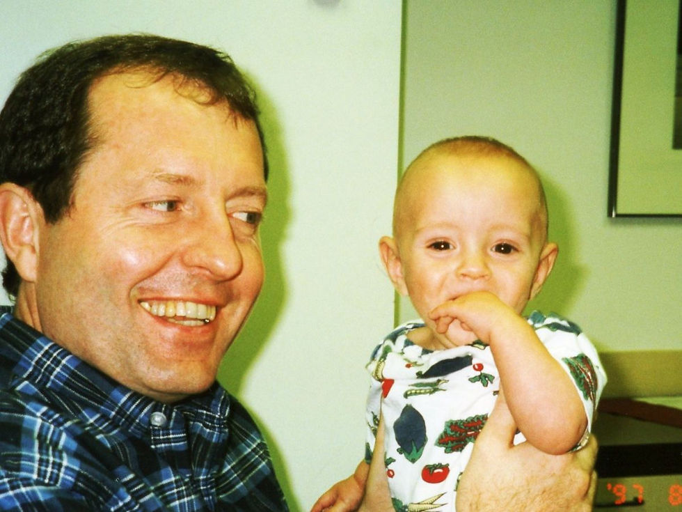 Mike with my miracle boy