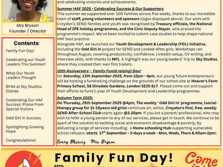 AUGUST 2025 Newsletter