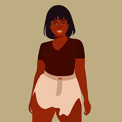 anonymous image of a black young women