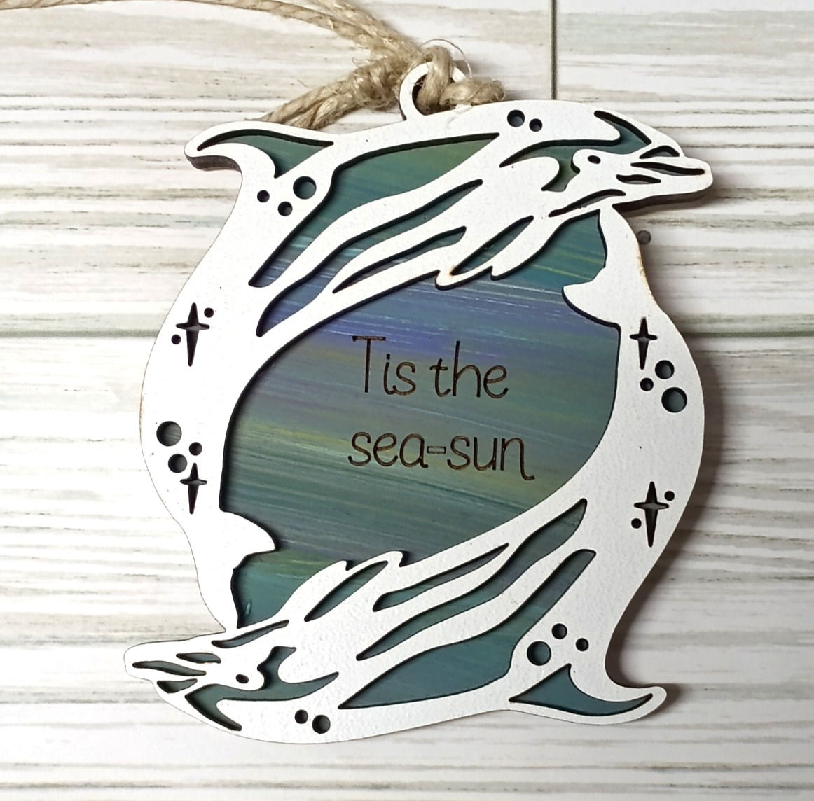 Playful Dolphins Ornament