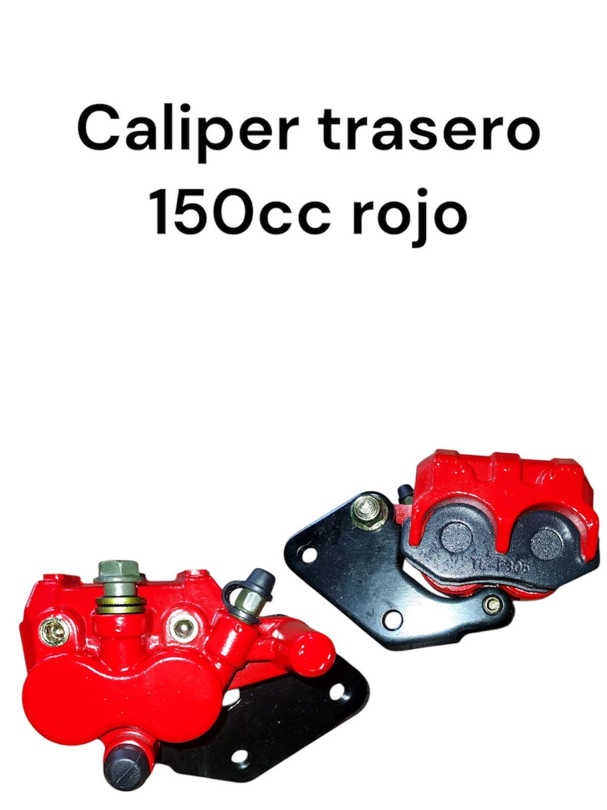 caliper trasero rojo 150cc