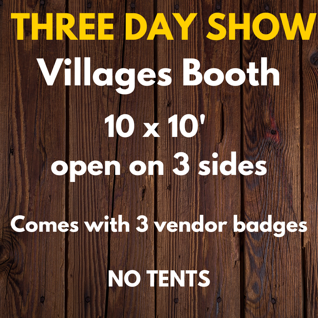 10x10' Booth 3-SIDES Villages